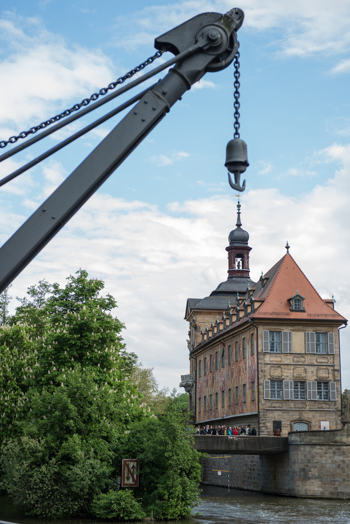 Bamberger Rathaus am Haken