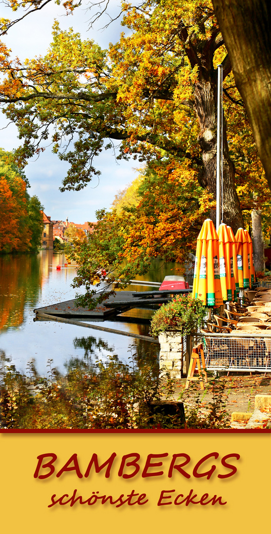 Bambergpostkarte Bootshaus