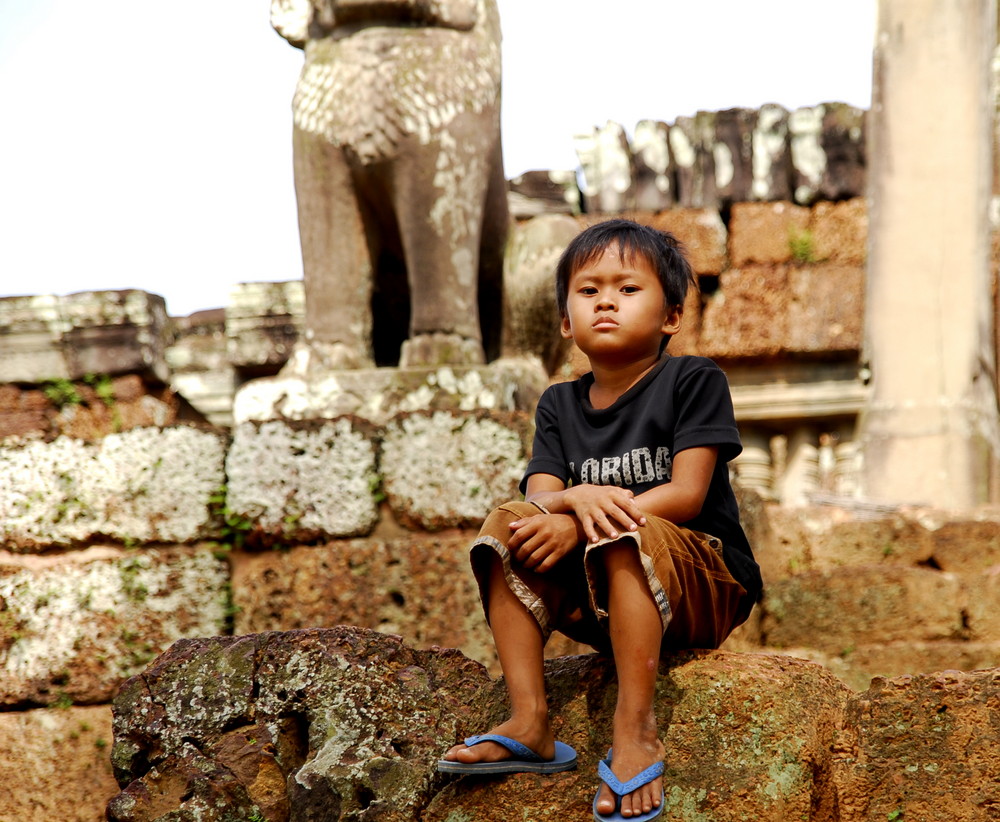 Bambini ad Angkor 2