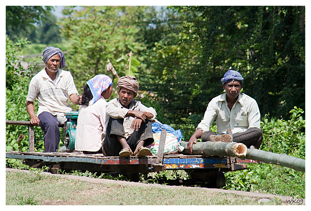 Bamboo Train in Battambang