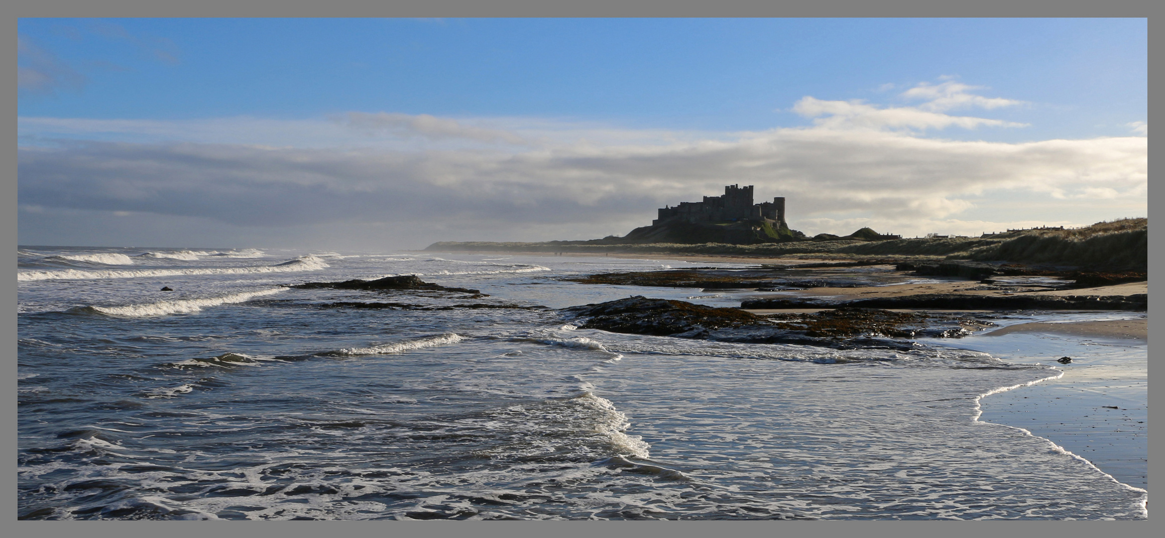 Bamburgh from the north 17A