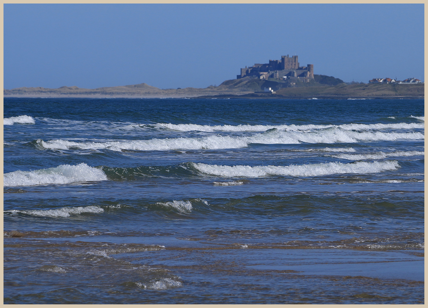 Bamburgh from the north