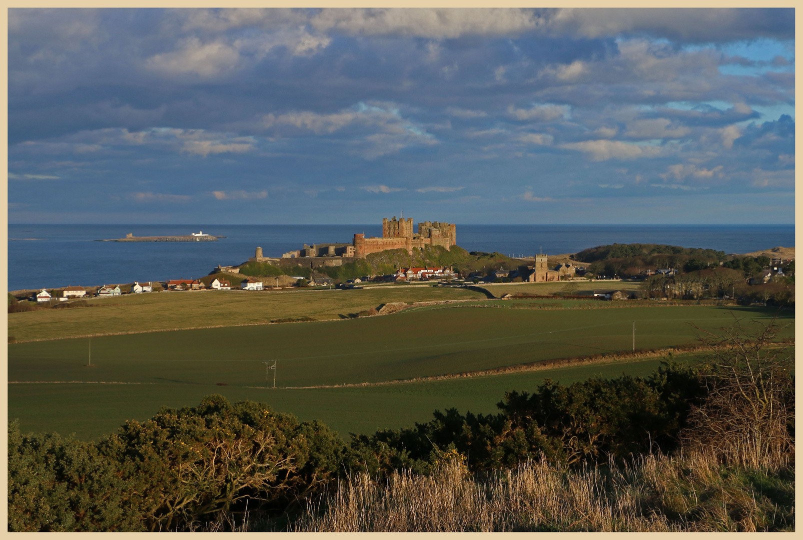 Bamburgh from the west 1b