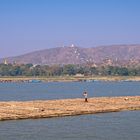 Bambustransport auf dem Irrawaddy