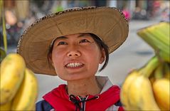 Bananen-Frau in Hoi An