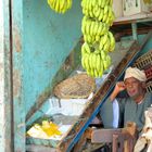 Bananenhändler auf dem alten Markt von Safaga