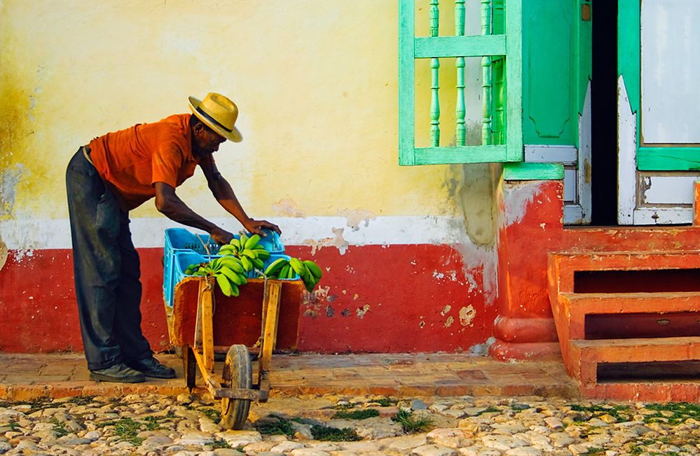 Bananenverkäufer, Kuba von pixelmuse 