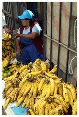 Bananenverkäuferin in Ayacucho