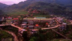 Banaue im Abendlicht