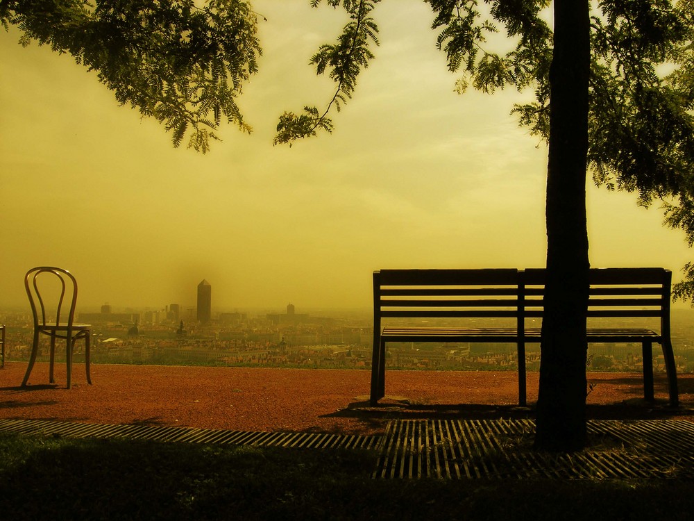 Banc avec vue