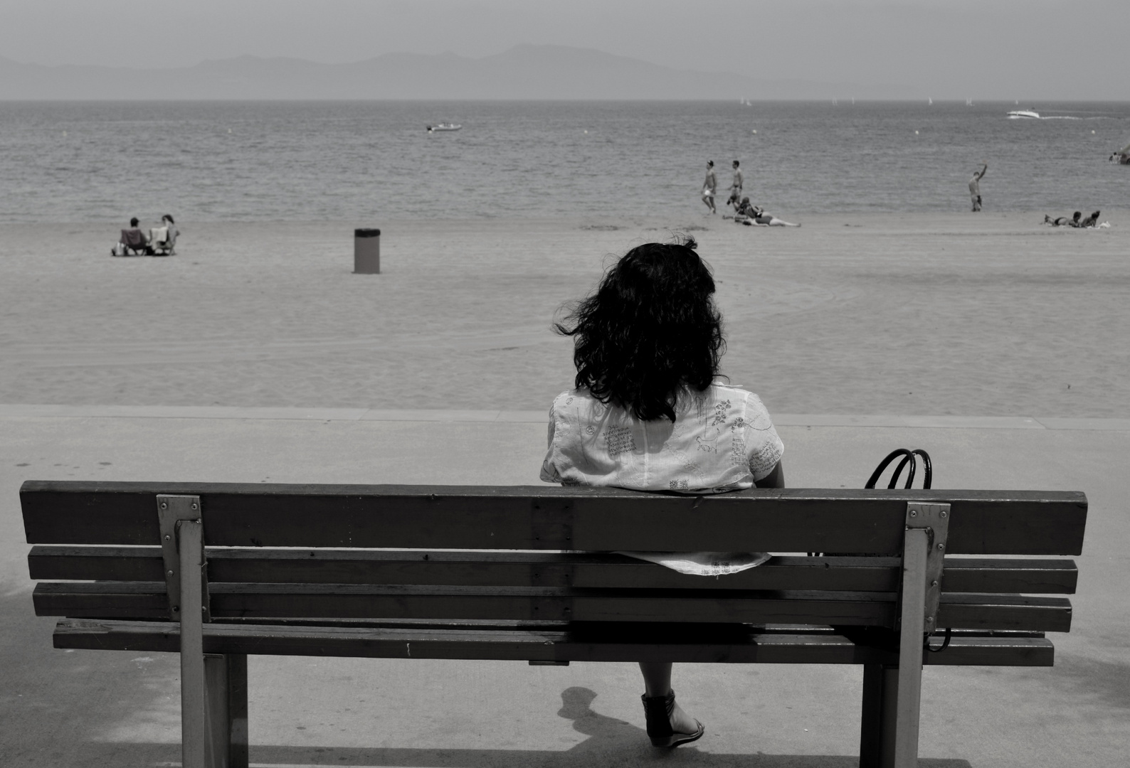 Banc face à la mer - Espagne