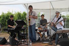 Band Esperanto Jazz Ensemble im Weinberg