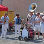 Banda sur un marché de Condom