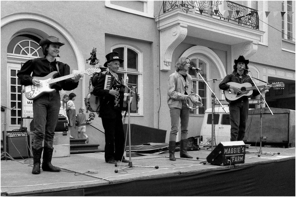 Bandauftritt mit Straßenmusiker Michael Tryanowski 