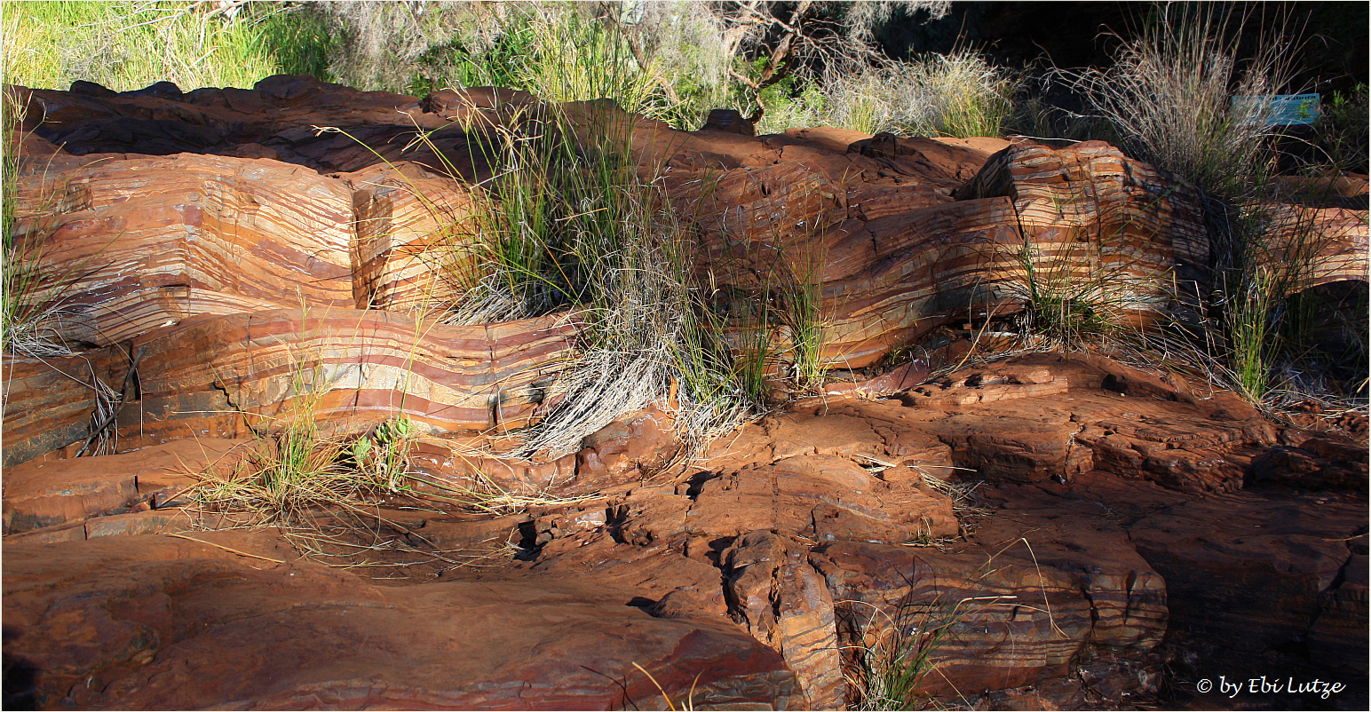 Banded Iron Stone Formation *** Foto & Bild australia, world, western