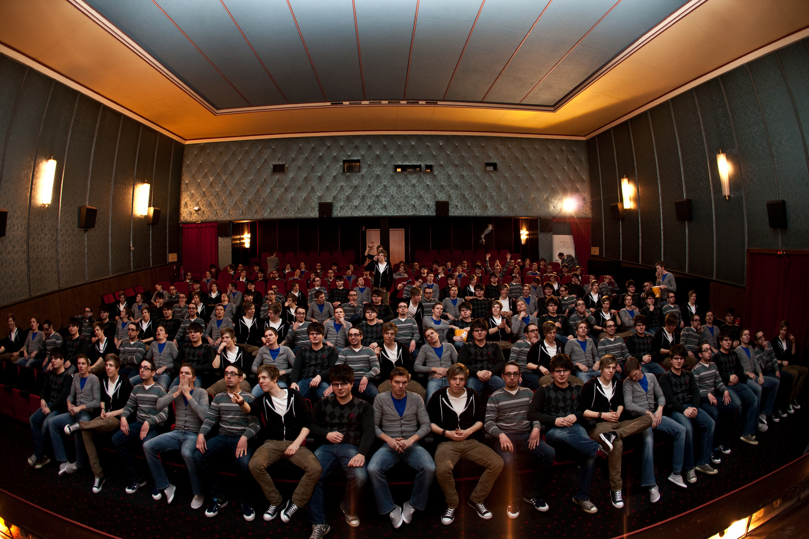 Bandfoto im Kino