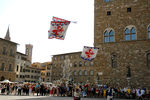 Bandierai degli Ufizzi - Festa di San Giovanni 2008