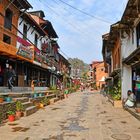 Bandipur in Zentralnepal am Morgen