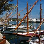 Bandol. Alignement de pointus