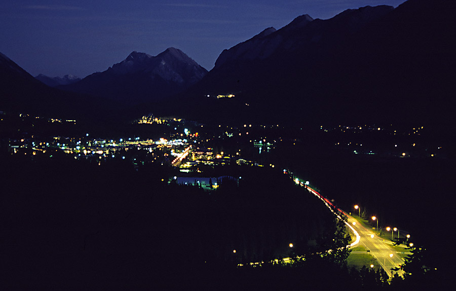 Banff bei Nacht