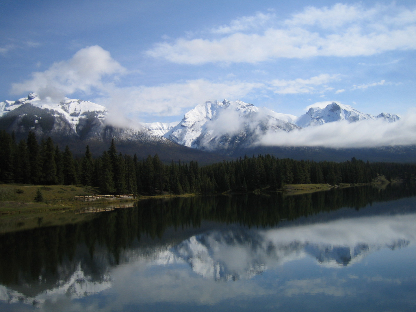 Banff National Park Two Jack Lake