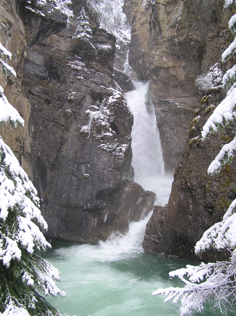 Banff Nationalpark Johnston Falls