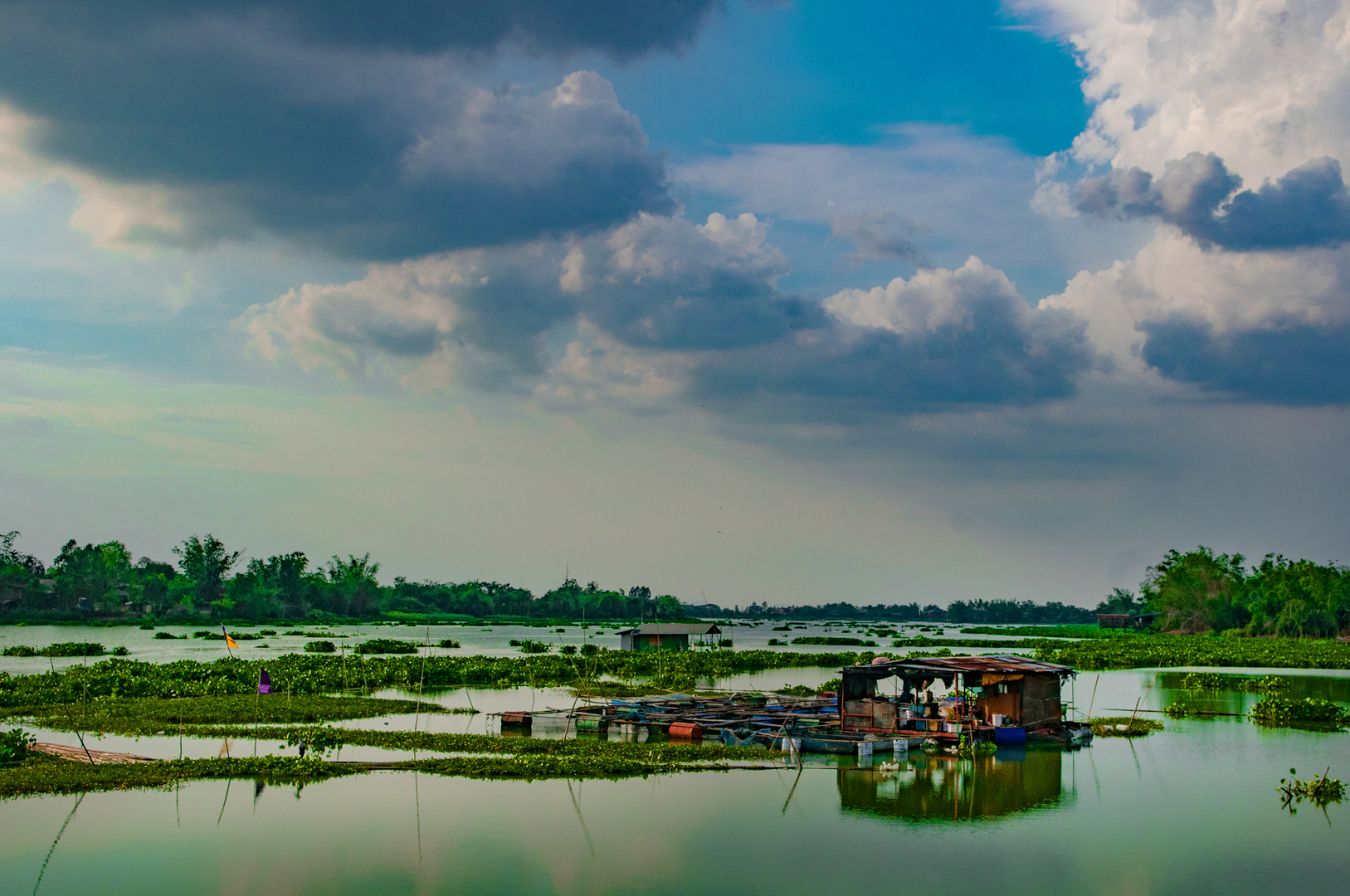 Bang Kham River in Lopburi