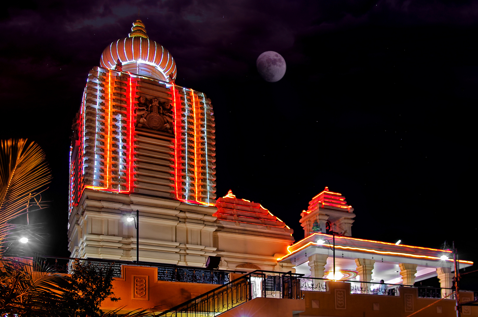 Bangalore Temple Night