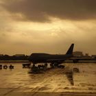 Bangkok Airport early in the morning