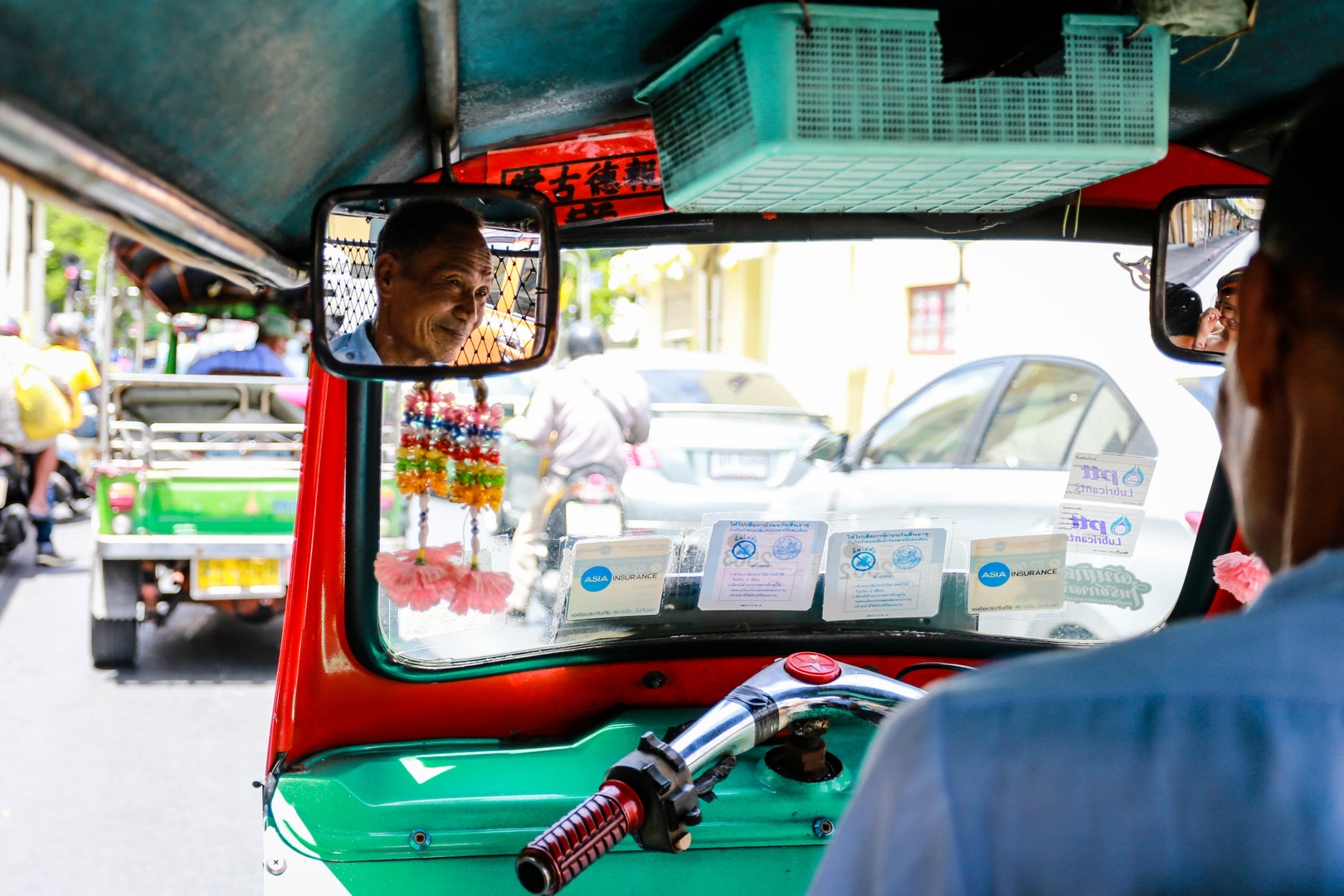 Bangkok, chauffeur de tuk-tuk