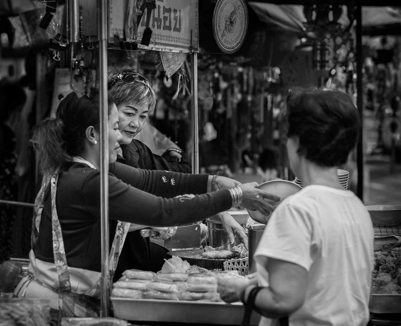 Bangkok- Gesichter in der Menge