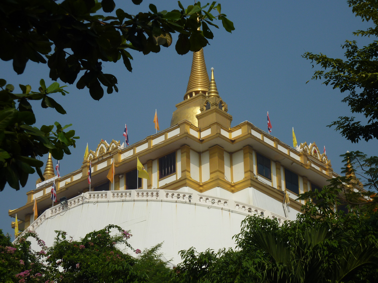 Bangkok, Golden Mountain with Temple