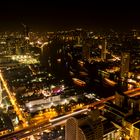 Bangkok in der Nacht von oben