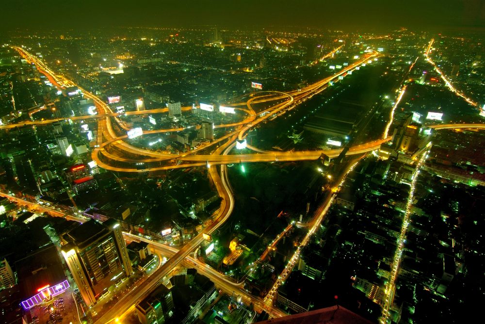 Bangkok-night-view von Norbert Freudenthaler 