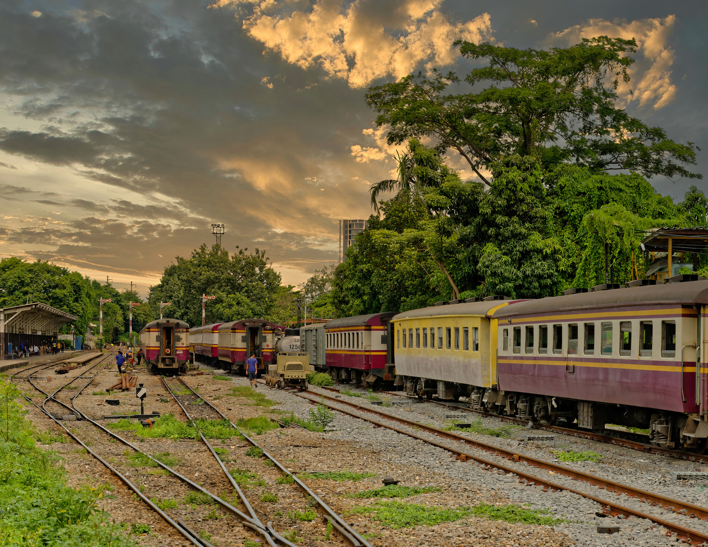 Bangkok Noi - Thonburi Bahnhof (1)