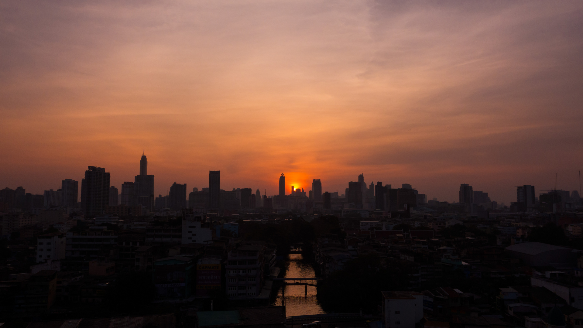 Bangkok Skyline am Morgen