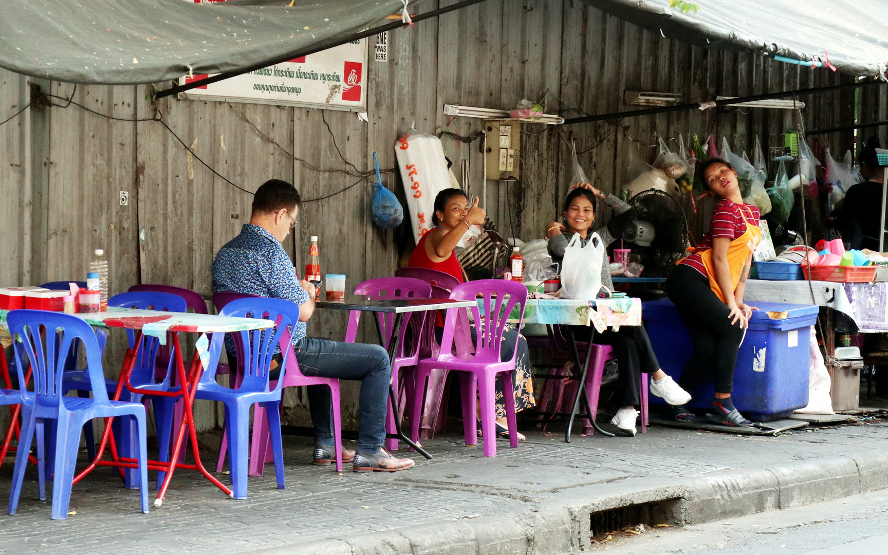 Bangkok Strassen-Restaurant