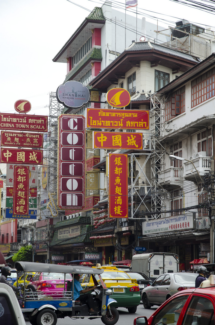 Bangkok, une rue de Chinatown