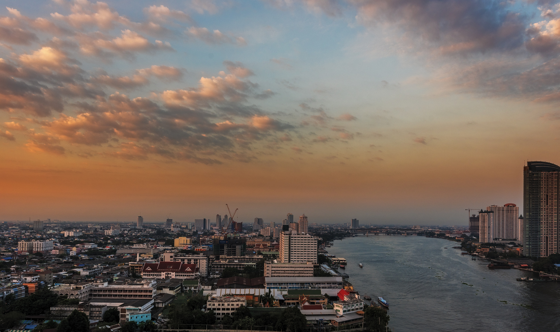 Bangkok vom Hotelzimmer aus