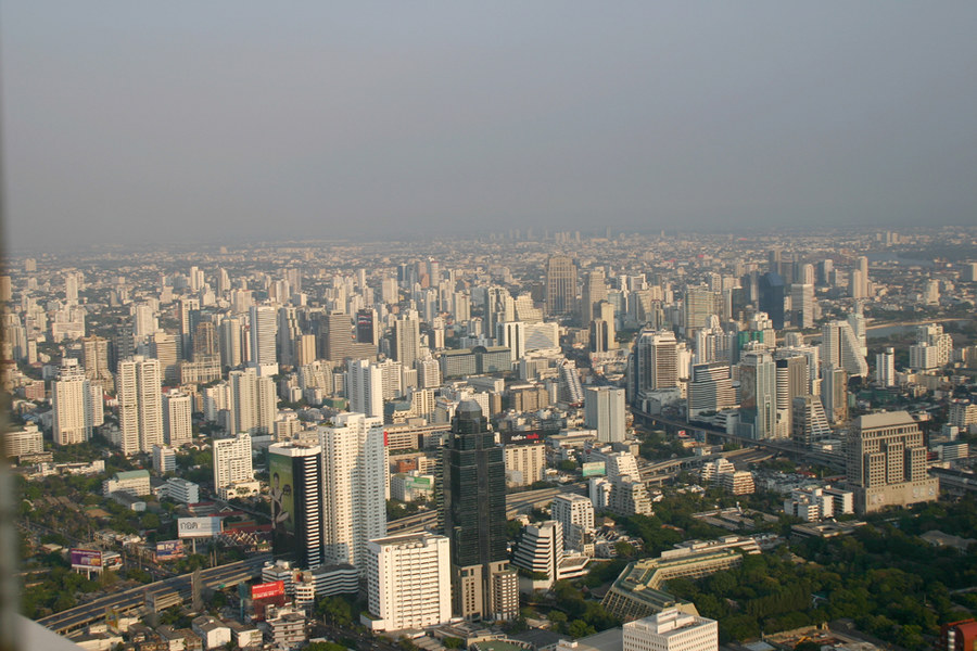 Bangkok vom Skytower aus gesehen