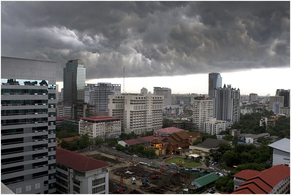 Bangkok vor dem Regen