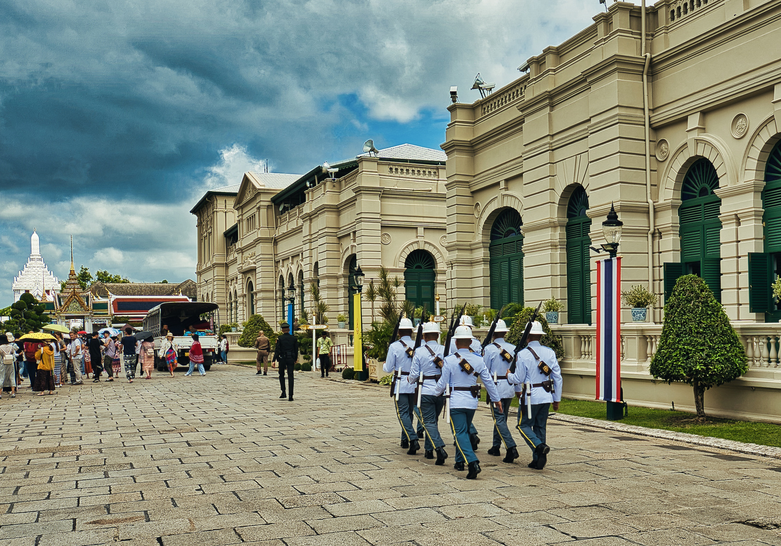 Bangkok - Wachablösung im königlichen Palast