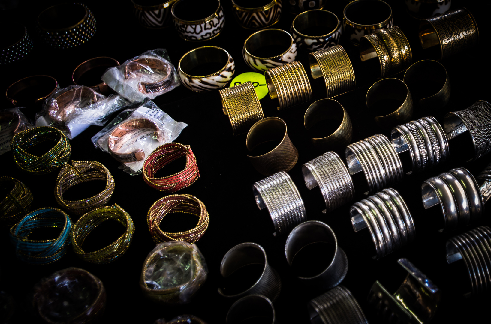 Bangles at the flea market