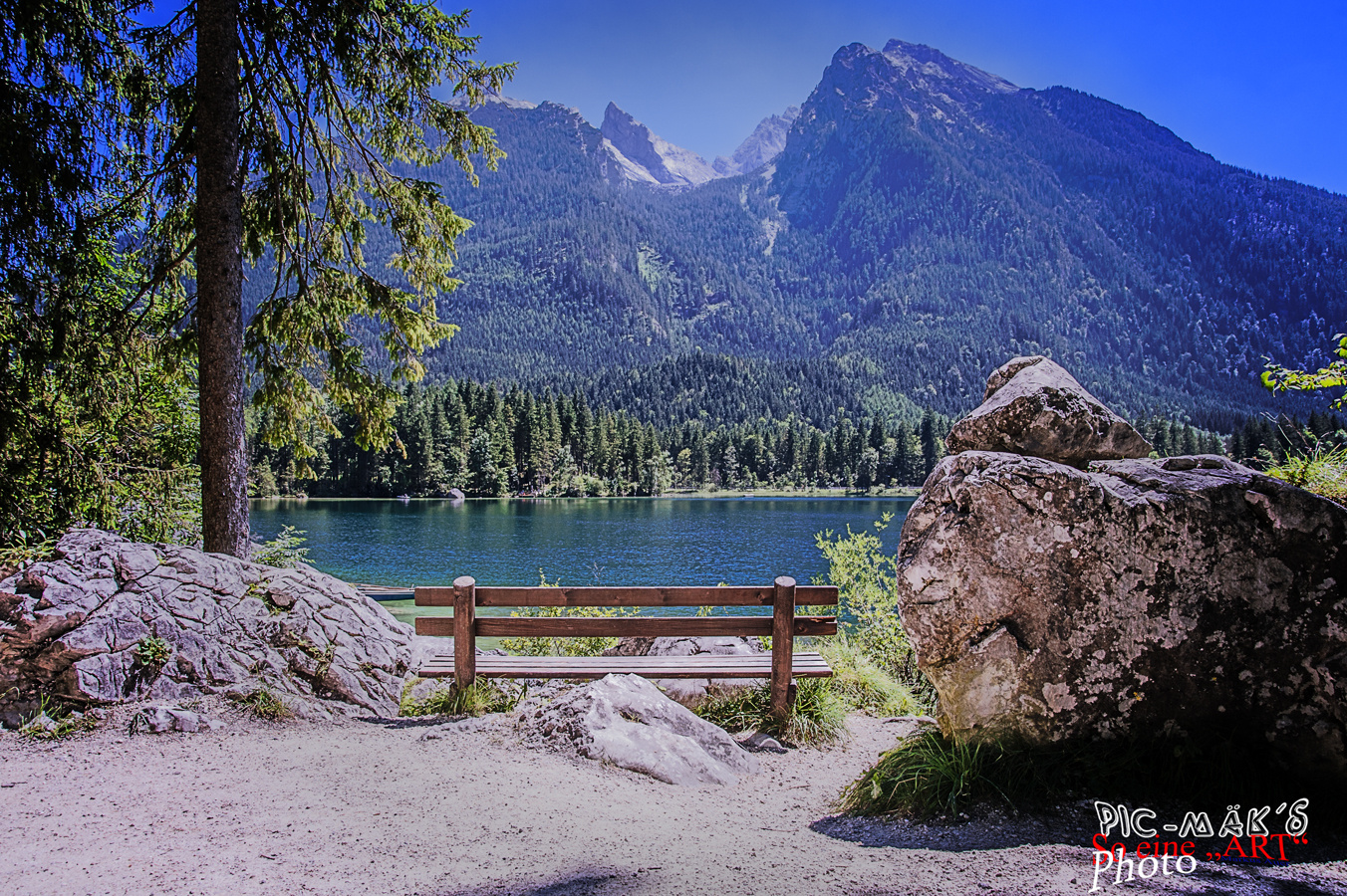 Bank am Hintersee