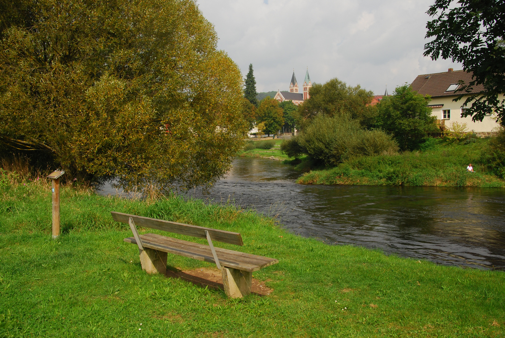 Bank am Regen