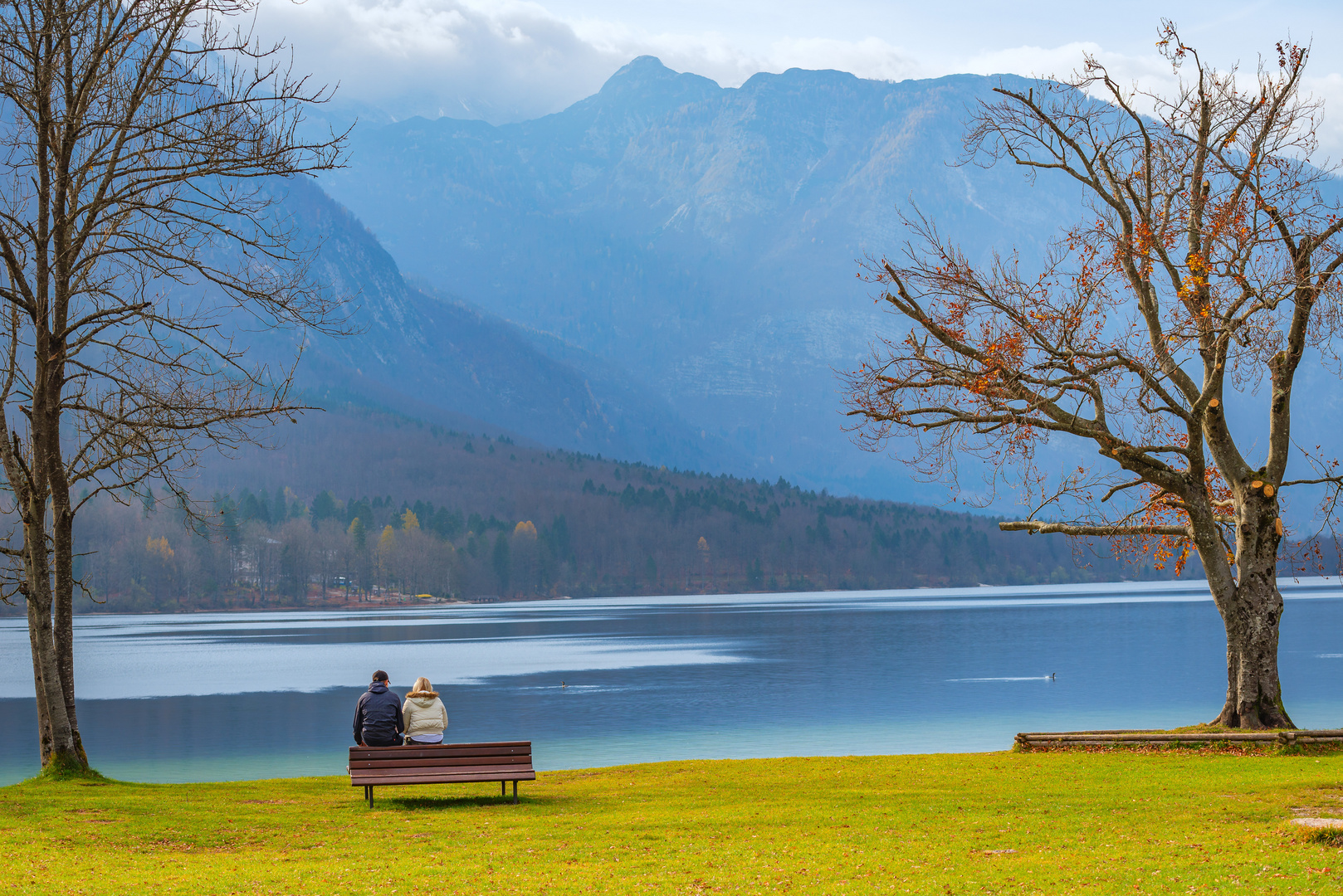 Bank Am See Foto Bild Europe Balkans Slovenia Bilder Auf Fotocommunity
