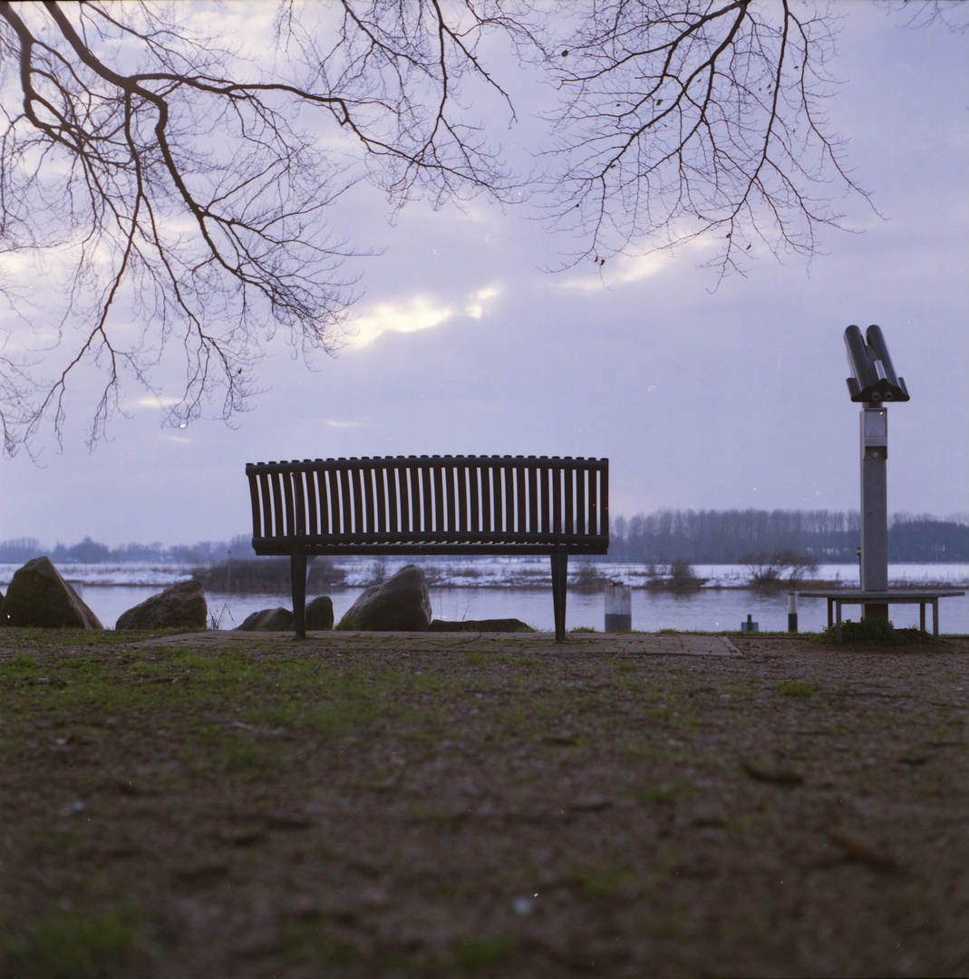 Bank in Arcen Niederlande