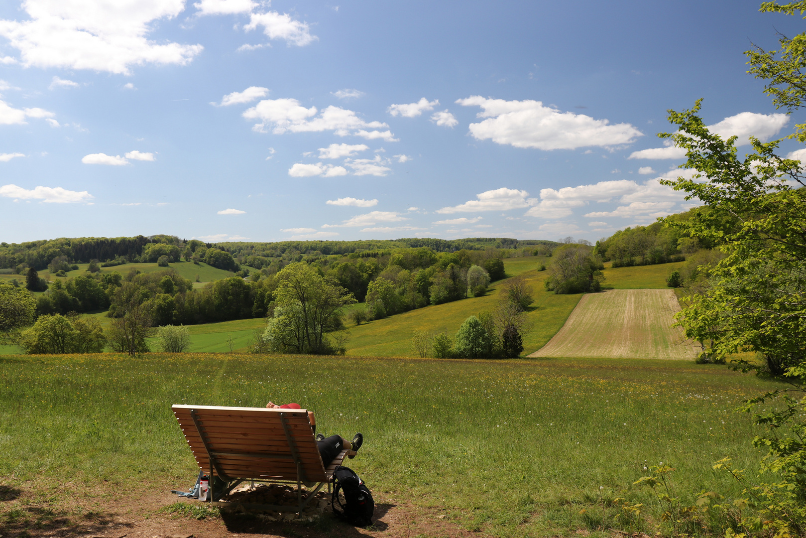 Bank mit Ausblick