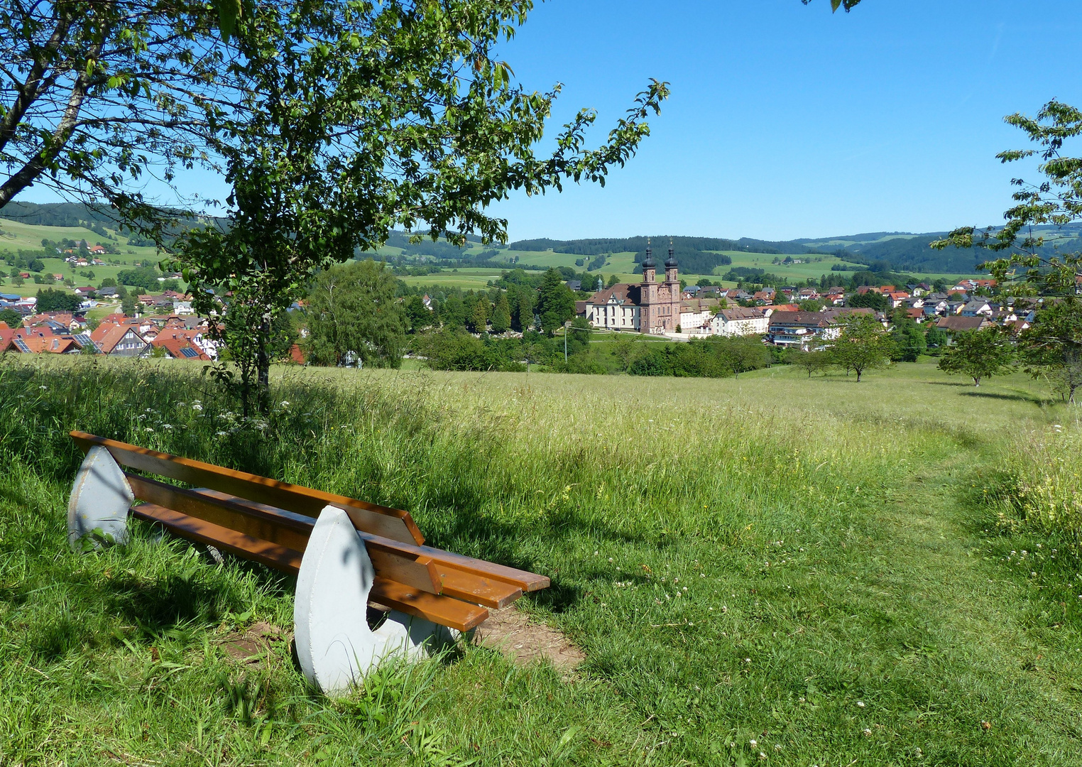 Bank mit Aussicht