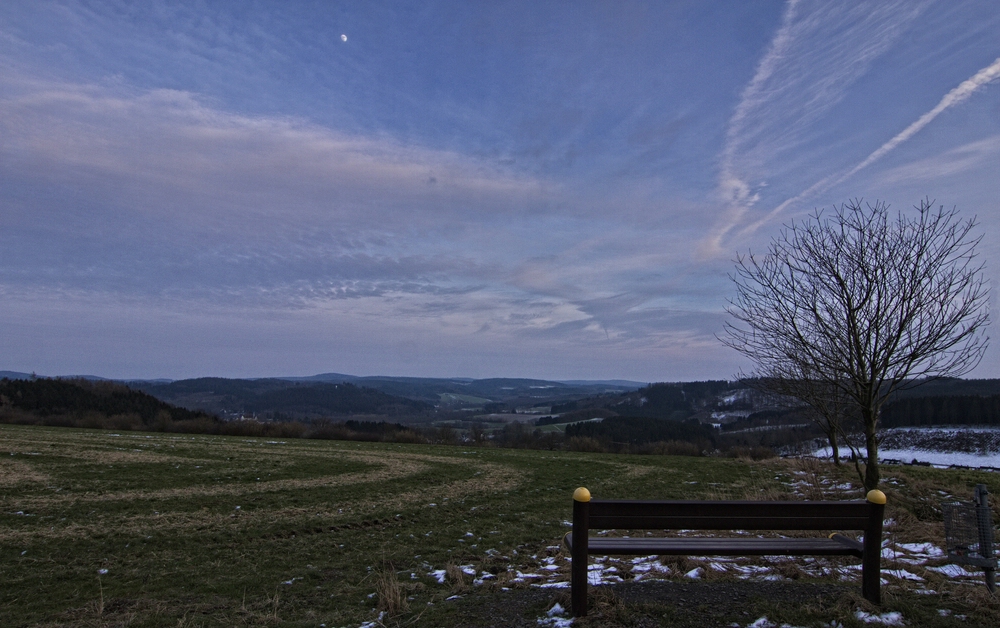 Bank mit Aussicht